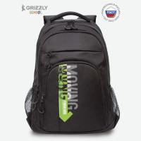 Рюкзак для ноутбука Grizzly RU-336-3 Черный - салатовый