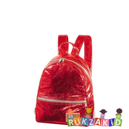 Рюкзак молодежный мини Asgard Р-7222 Фольга красный