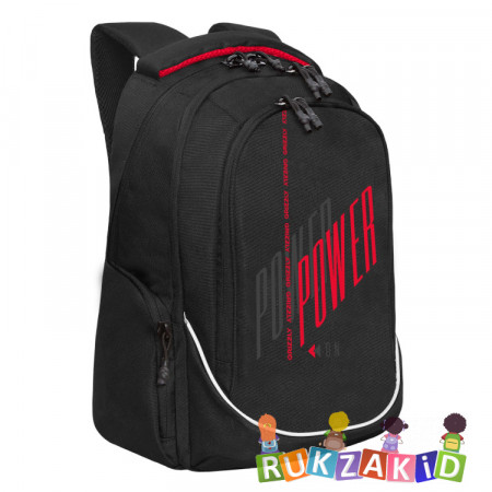 Рюкзак молодежный Grizzly RU-335-3 Черный - красный