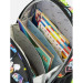 Ранец школьный с мешком для обуви Nukki NK23B-7002 Черный Стикеры