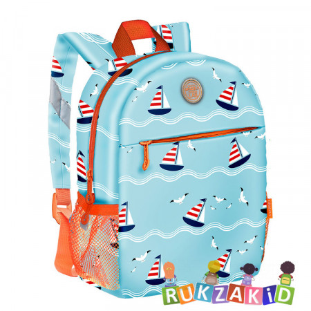 Рюкзак для ребенка Grizzly RK-177-2 Кораблики