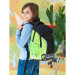 Рюкзак школьный подростковый Grizzly RB-259-1m Черный - салатовый - серый