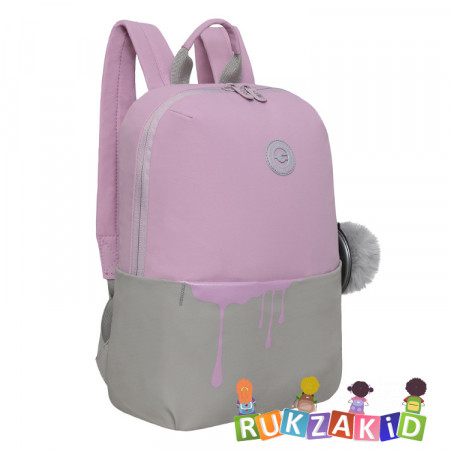 Рюкзак городской Grizzly RXL-320-2 Розовый - серый