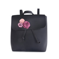 Рюкзак сумка женский​ из экокожи Ors Oro D-435 Черный