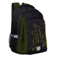 Рюкзак школьный для мальчика Grizzly RB-352-1 Хаки