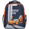 Ранец рюкзак школьный N1School Light Super Car 2 отд