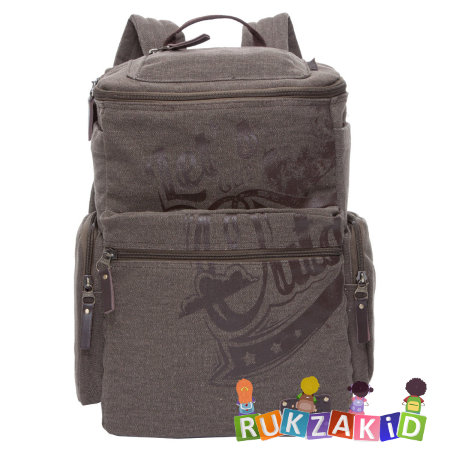 Городской рюкзак Grizzly RU-702-1 Серо-коричневый