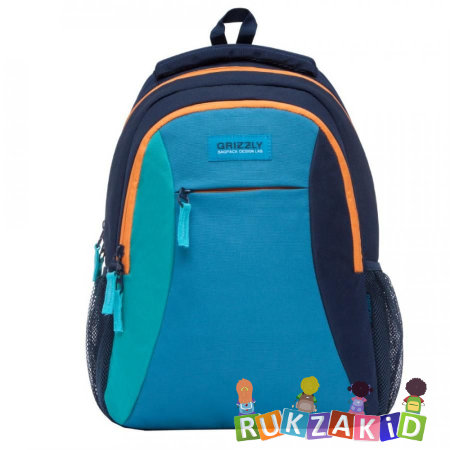 Рюкзак молодежный Grizzly RD-833-2 Темно - синий