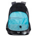 Рюкзак школьный для мальчика Grizzly RB-352-2 Серый - черный