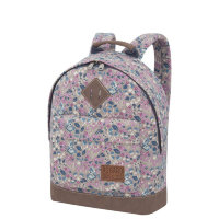 Молодежный рюкзак Asgard Р-5437 Цветы Бабочки серо - голубые - сирень