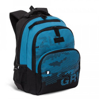 Школьный рюкзак Grizzly RD-145-3/4 (джинсовый)