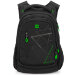 Рюкзак молодежный SkyName 90-139 Черно - зеленый