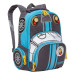 Детский рюкзак в форме машинки Grizzly RS-992-11 Серый - голубой