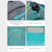 Рюкзак женский Grizzly RD-241-2 Серый - мятный
