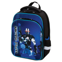 Ранец рюкзак школьный BRAUBERG QUADRO Robot