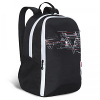 Рюкзак школьный Grizzly RB-151-2 Черный - белый