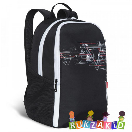 Рюкзак школьный Grizzly RB-151-2 Черный - белый