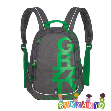 Рюкзак Grizzly RU-400-1 серый - зеленый