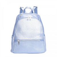 Рюкзак женский OrsOro DS-0053 Голубой металлик