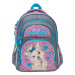 Рюкзак школьный Grizzly RG-865-3 Серый - жимолость