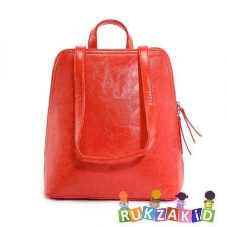Рюкзак сумка женский​ из экокожи Ors Oro DS-9012 Оранжевый