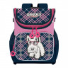Ранец рюкзак школьный Grizzly RAl-194-4 Собачка в очках Синий