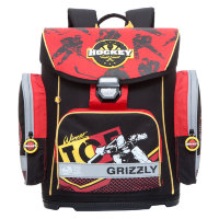 Ранец с замком Grizzly RA-675-3 Hockey Черный