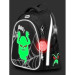 Ранец школьный с мешком для обуви Nukki NK23B-4001 Черный Привидение