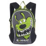 Детский рюкзак Grizzly с собачкой / Roller RS-547-3 черный-зеленый