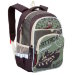 Рюкзак школьный Grizzly RB-632-1 коричневый - бежевый