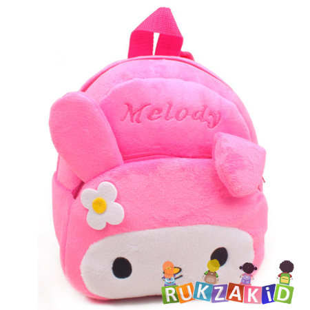 Рюкзак детский для игрушек Зайчик Melody Розовый