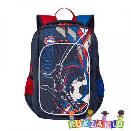 Рюкзак школьный Grizzly RB-861-2 Темно - синий
