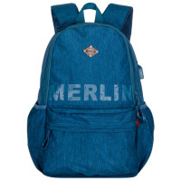 Молодежный рюкзак Across Merlin A7288 Ярко - синий