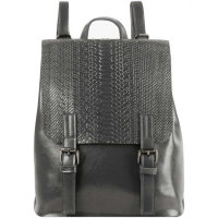 Рюкзак сумка кожаный Elen Темно-серый