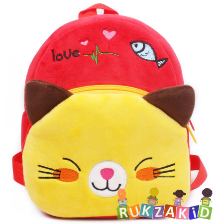 Рюкзак детский Кошечка Love Красный