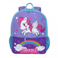 Рюкзак для ребенка Grizzly RK-994-2 Лаванда - фиолетовый