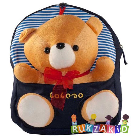 Рюкзак детский с медвежонком BoBoDo Синий