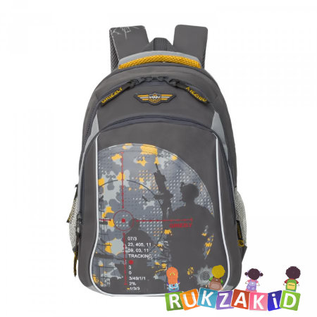 Школьный ранец для мальчика Grizzly RB-732-1 Серый