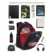 Ранец рюкзак школьный Grizzly RAf-293-1 Черный - красный