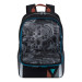 Рюкзак школьный Grizzly RB-051-3 Черный-терракотовый
