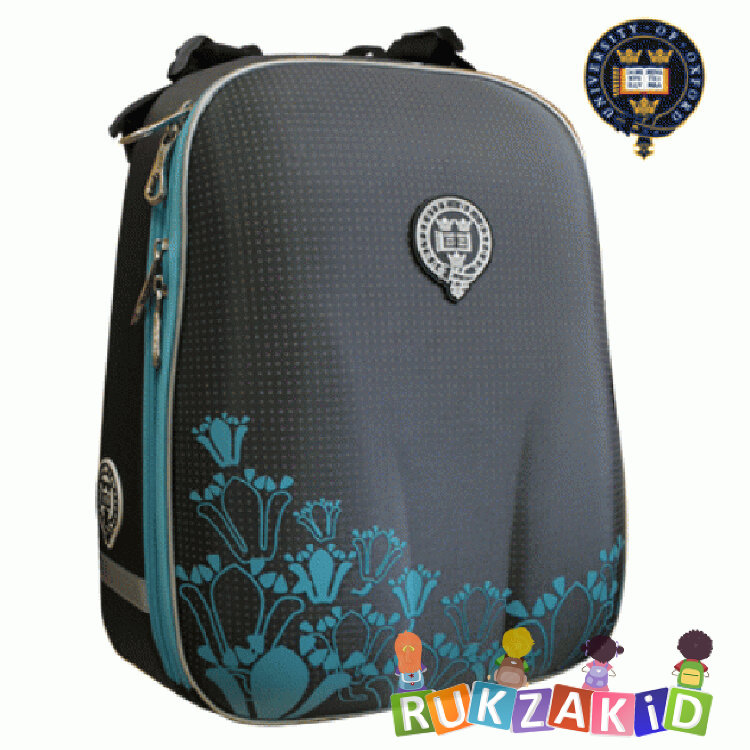 Купить рюкзак школьный oxford 1008-ox-50 серый / бирюза в интернет магазине Rukzakid.ru
