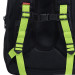 Ранец рюкзак школьный Grizzly RAf-293-2 Черный - салатовый
