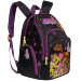 Рюкзак школьный для девочки Grizzly RG-662-1 черный