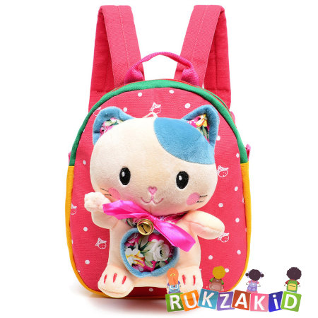 Рюкзачок детский с кошечкой розовый