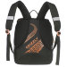 Рюкзак школьный Grizzly RA-544-3 Внедорожник Черный - оранжевый