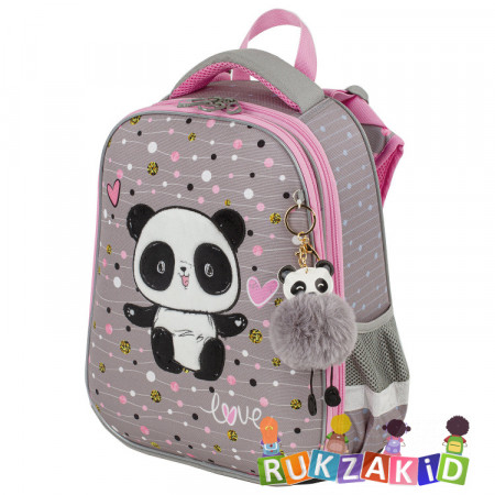 Ранец рюкзак школьный BRAUBERG PREMIUM Funny panda