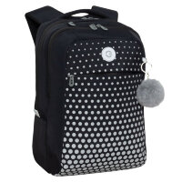 Рюкзак молодежный Grizzly RD-344-1 Черный - серый