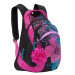 Молодежный рюкзак для девушки Grizzly RD-831-2 Черный - фуксия