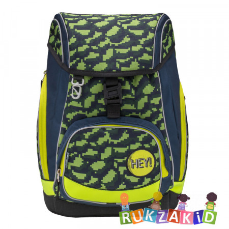Ранец рюкзак школьный Belmil COMFY PACK Green Cubic