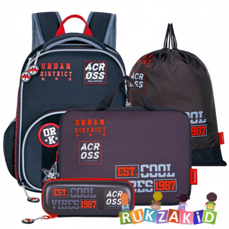 Ранец - рюкзак школьный с наполнением 4 в 1 Across ACR22-194-5